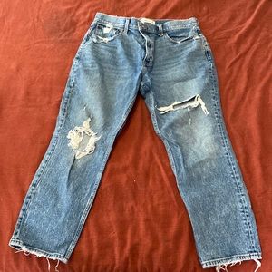 Abercrombie & Fitch high rise mom jean size 31/12